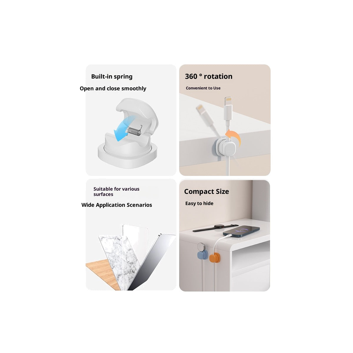Rotating Cable Clip
