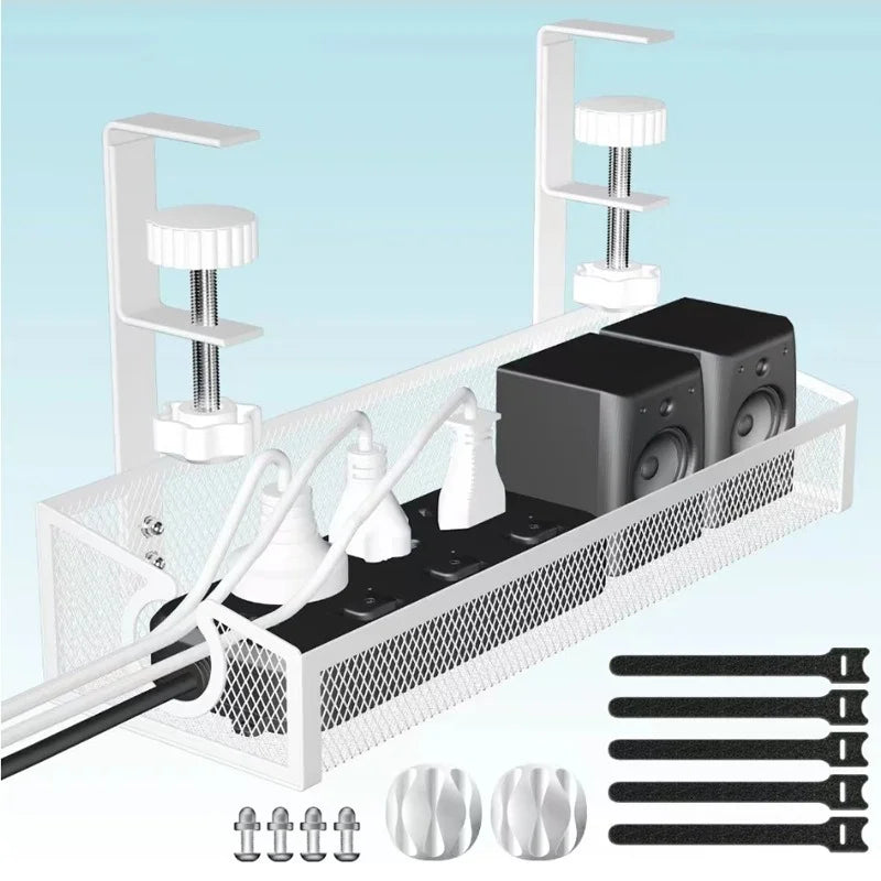Clamp-On Cable Storage Basket