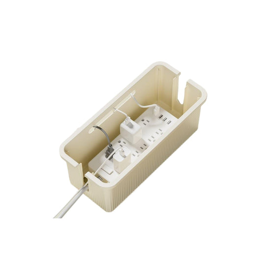 Countertop Cable Storage Hider Boxes Plastic Cord Management Organizer Lids for Bathroom Living Room Tools Use for Desk