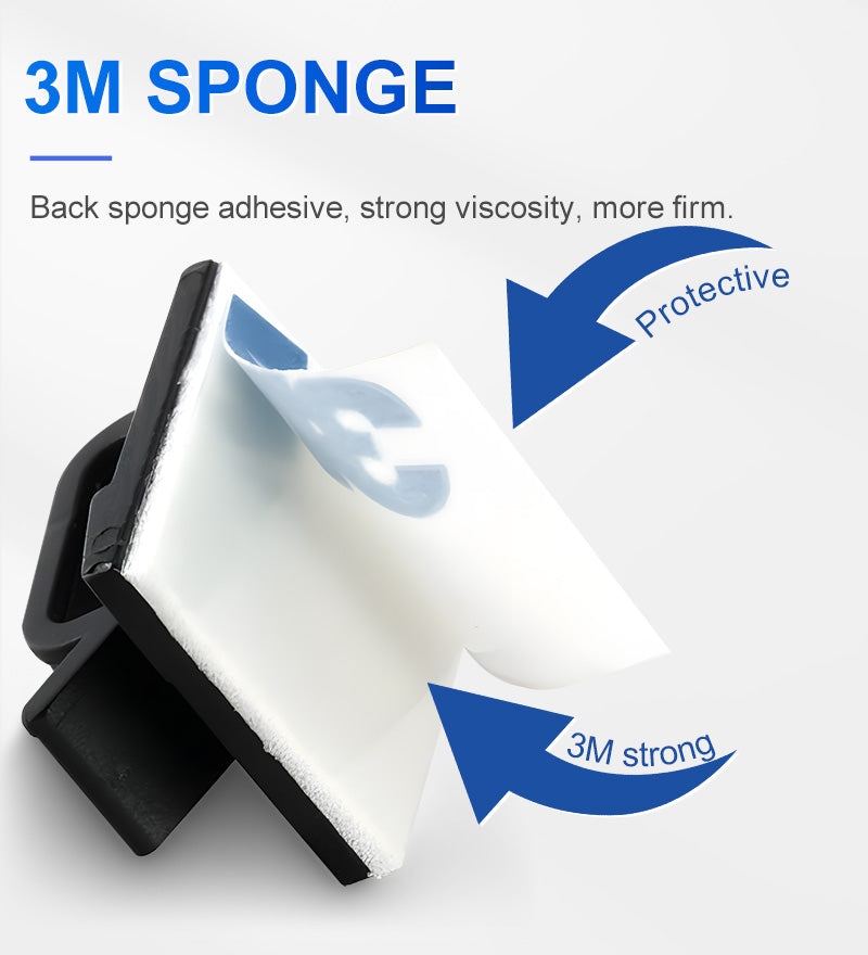 Self-Adhesive Transparent Cable Clips Adhesive Wire Holder Cable Organizer No Drill for Office Home Desk Cable Management