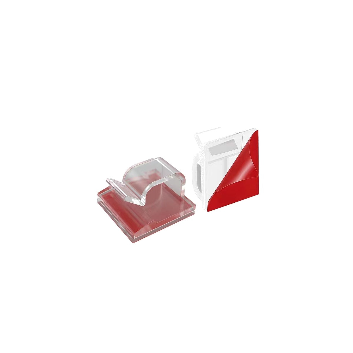 Self Adhesive Cable Clamp 3M Adhesive Cable Clips Clamps Plastic Nylon Cable Organizer Clip for Car TV PC Laptop