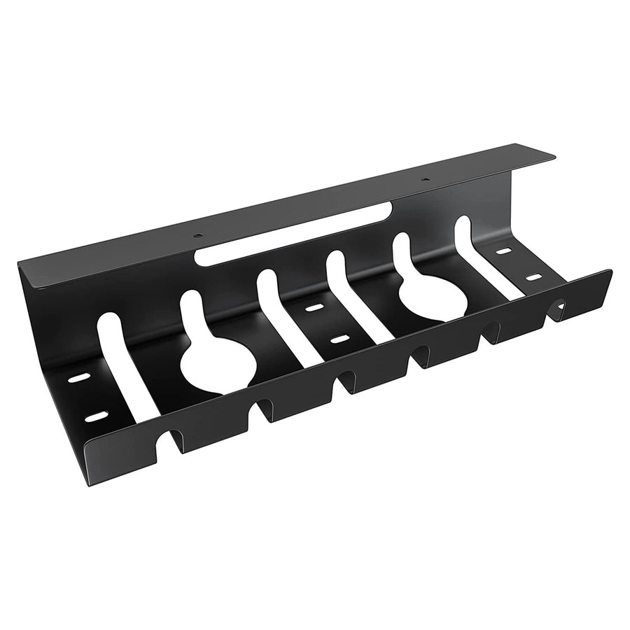 Metal Under Desk Cable Management Tray Wire Organizer Box for Office Home Computer TV Wires Cord Holder Storage Rack