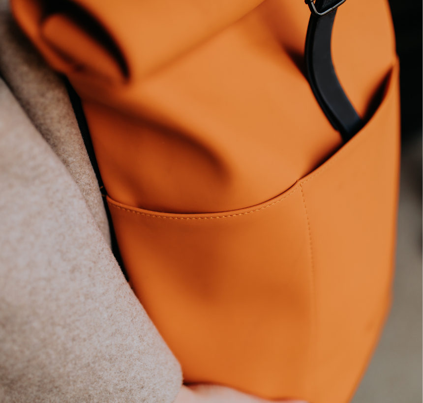Paulo Backpack Orange - Clearance